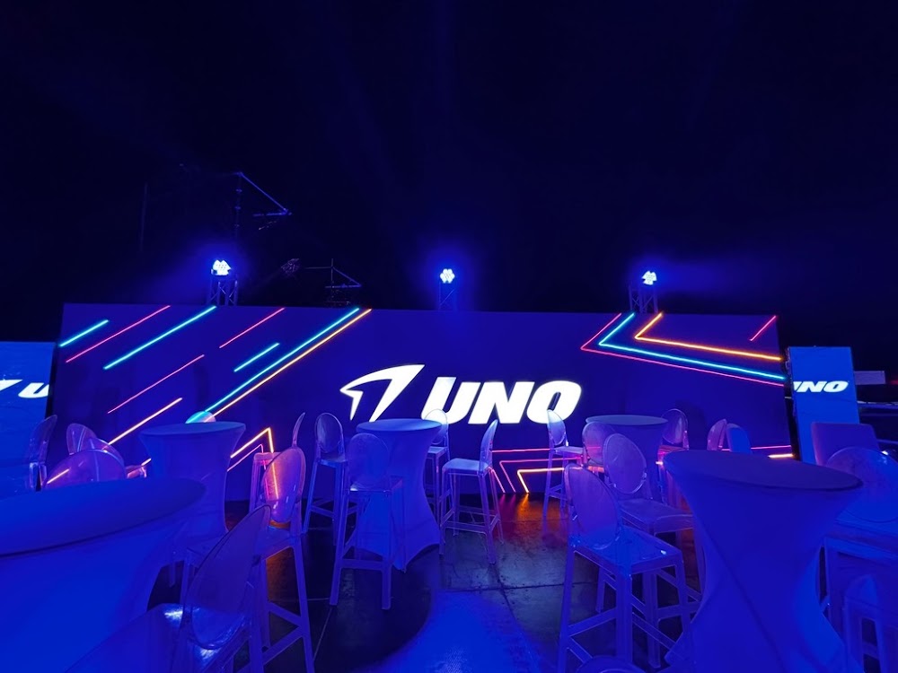 Producción de zona VIP para Estaciones Uno en fiesta de Año Nuevo Guatemala