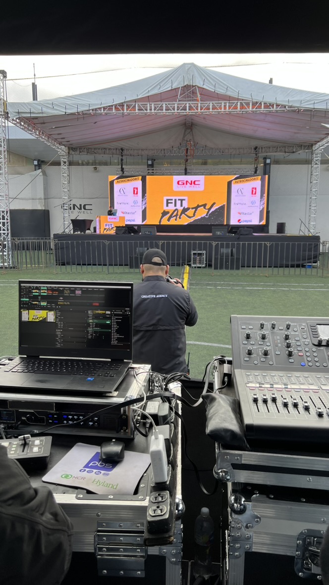 Producción deportiva del evento 54D con GNC en Guatemala