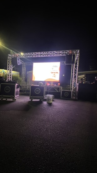 Backstage: pruebas de montaje nocturno para Carrera Nick Jr