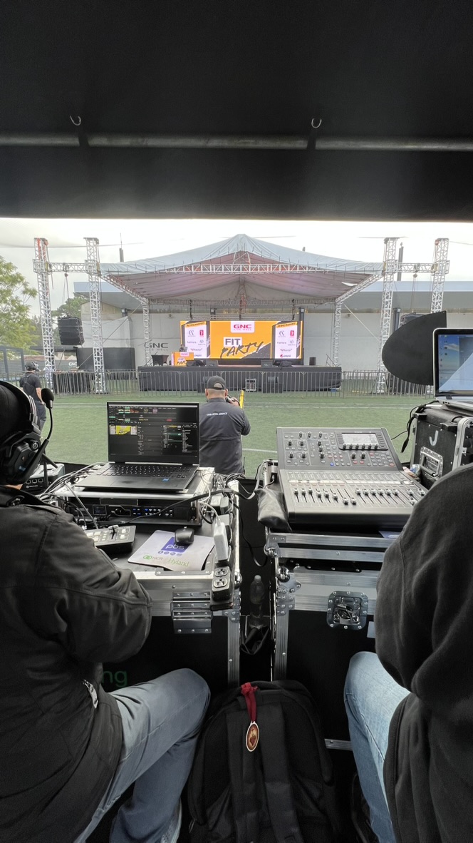Producción de evento deportivo 54D para GNC en Guatemala